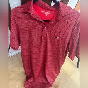 Vineyard Vines Men's Classic Red Polo
